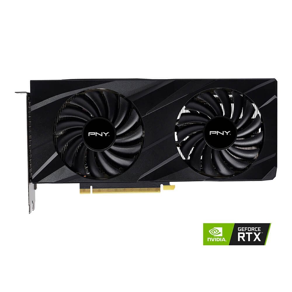 VGA PNY GeForce RTX 3060 8GB Verto Dual "VCG30608DFBPB1" — miniatură