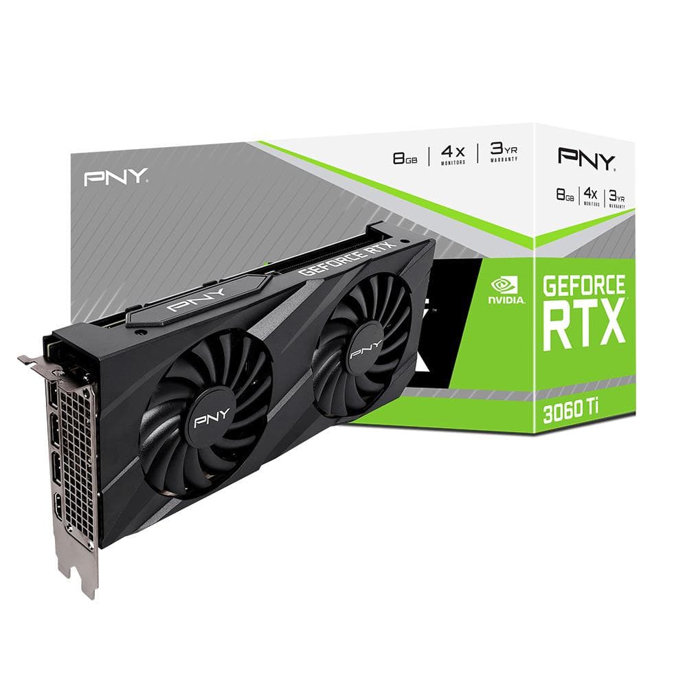 VGA PNY GeForce RTX 3060Ti 8G Verto Dual "VCG3060T8LDFBPB1"