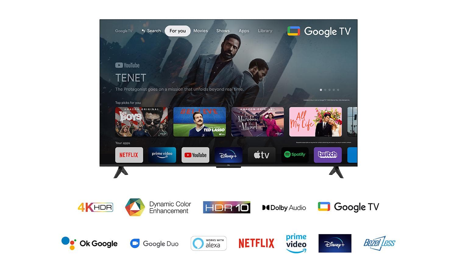 Smart TV TCL 65P635(2022) 65"-164CM "65P635" — miniatură