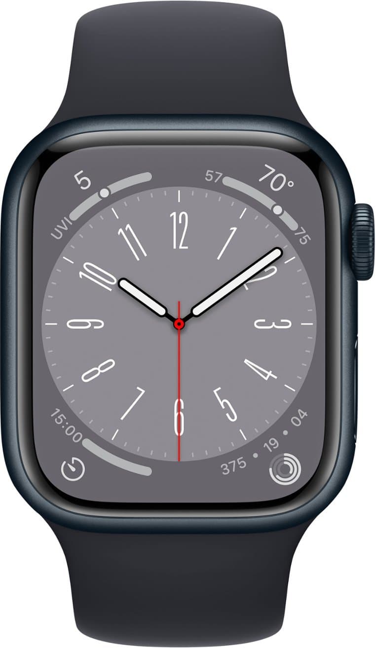 Apple Watch S8 GPS 41mm Midnight "MNU73" — miniatură