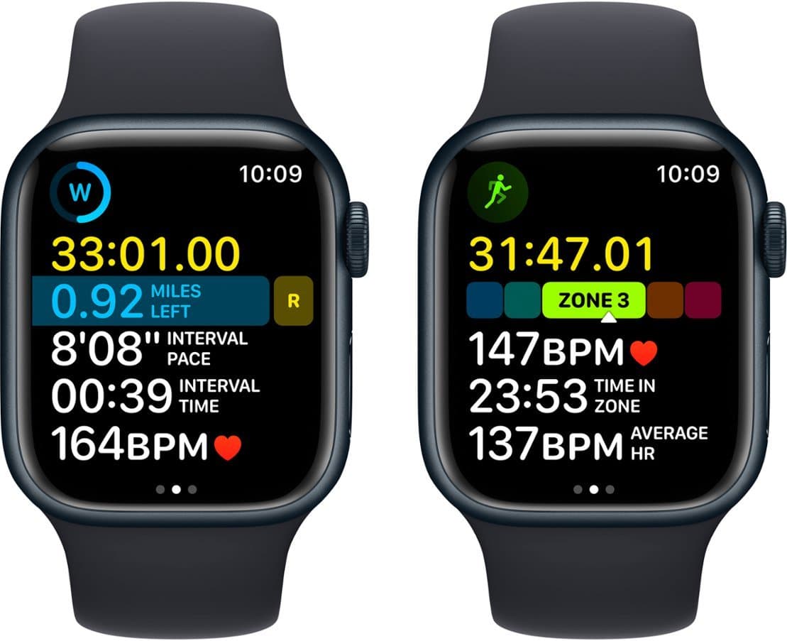 Apple Watch S8 GPS 41mm Midnight "MNU73" — miniatură