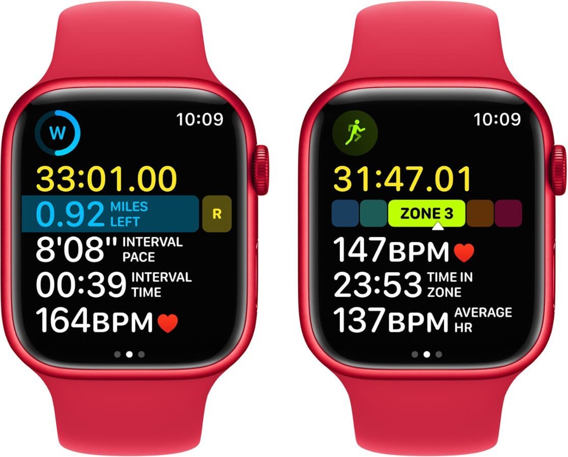 Apple Watch S8 GPS 41mm (PRODUCT)RED "MNUG3" — miniatură