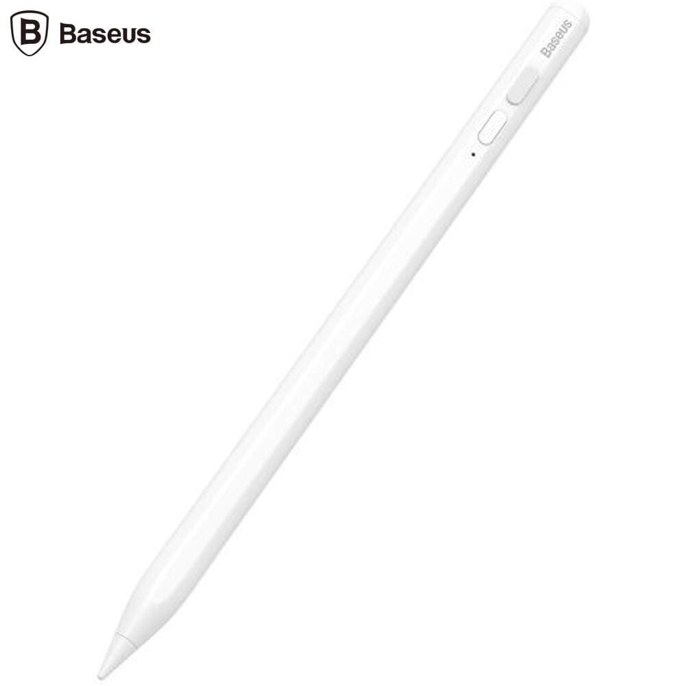 TOUCH PEN Baseus Smooth Writing 2 Series, indicator LED, incarcare Type-C, compatibil Ipad, alb "SXBC060502" — miniatură