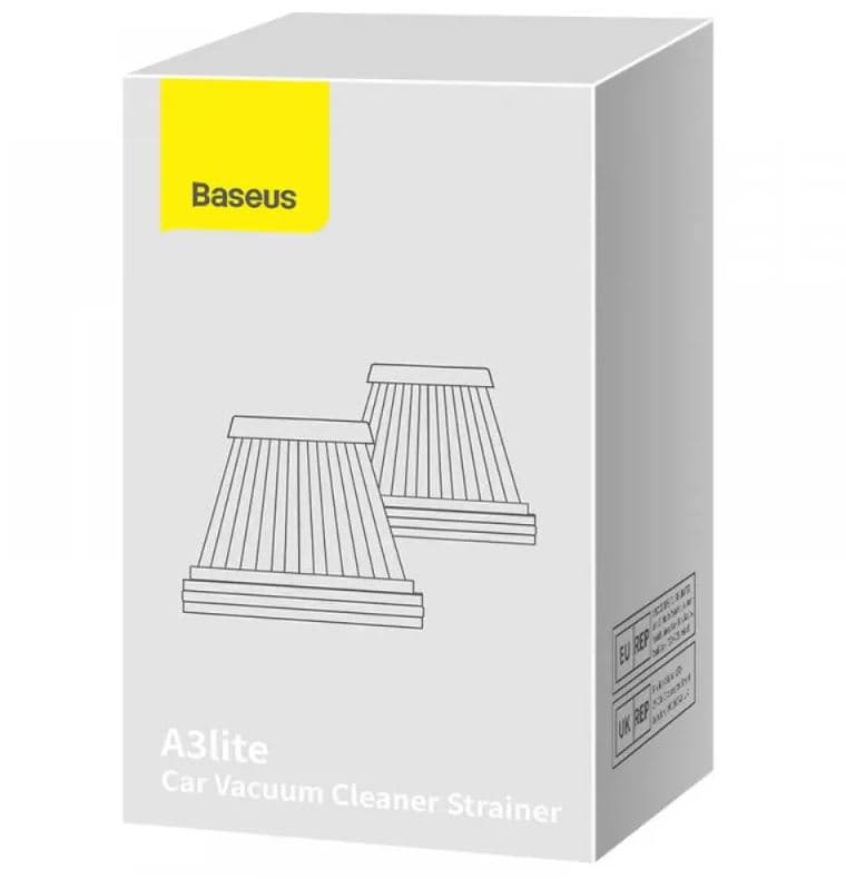 FILTRU HEPA Baseus, compatibil aspirator Baseus A3 Lite, pachetul contine 2 bucati "VCAQ070101" - 6932172624699 — miniatură