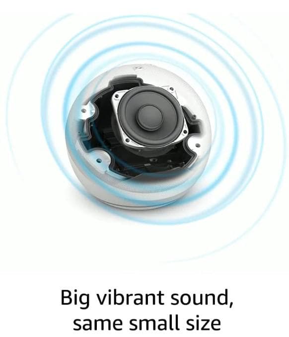 Amazon Echo Dot 5, Boxa cu ceas, Wh "B09B95DTR4" — miniatură