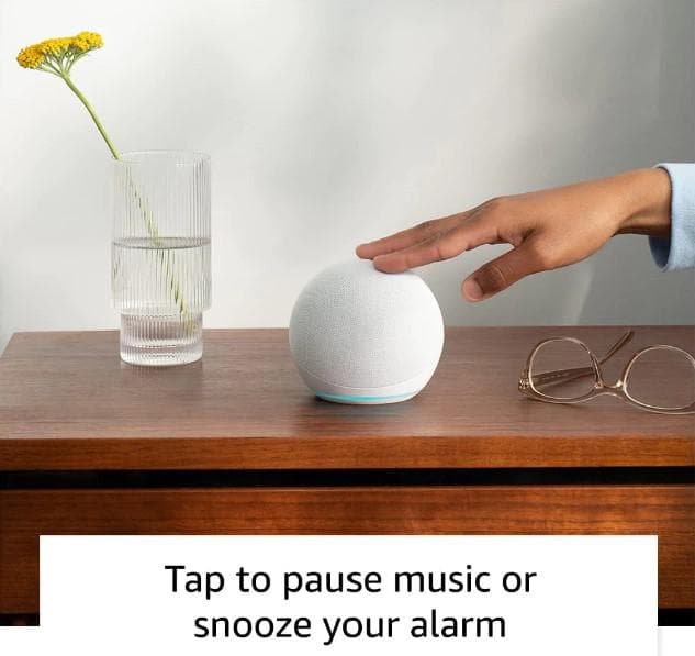 Amazon Echo Dot 5, Boxa cu ceas, Wh "B09B95DTR4" — miniatură