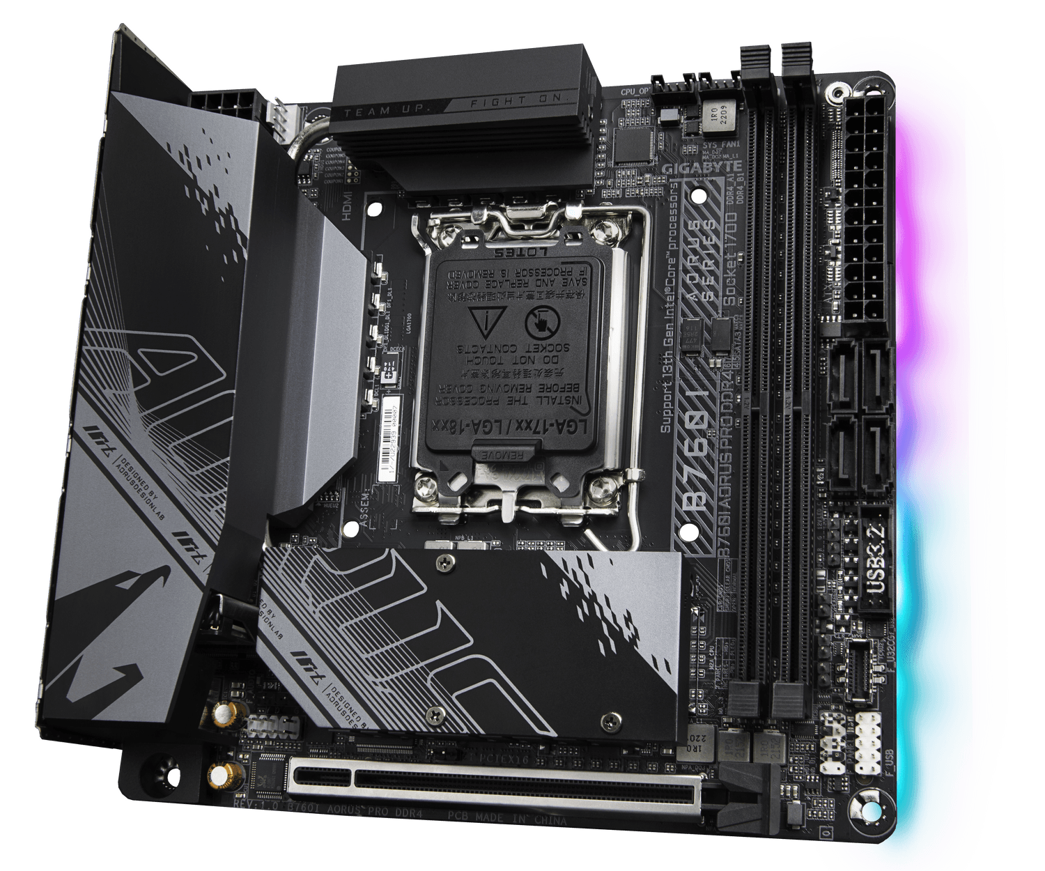Placa de baza GIGABYTE B760I AORUS PRO DDR4 "B760I AORUS PRO DDR4" — miniatură