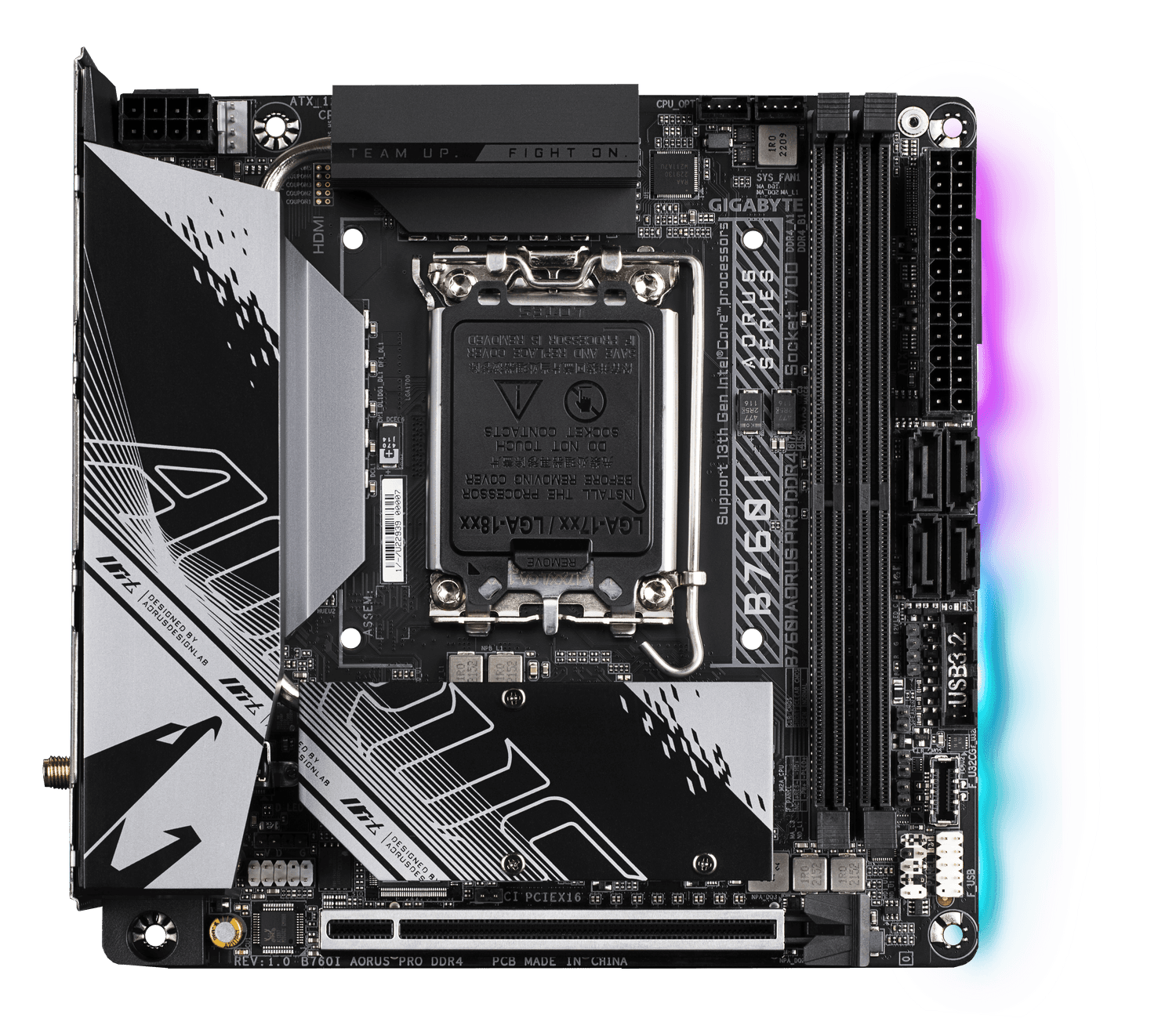 Placa de baza GIGABYTE B760I AORUS PRO DDR4 "B760I AORUS PRO DDR4"