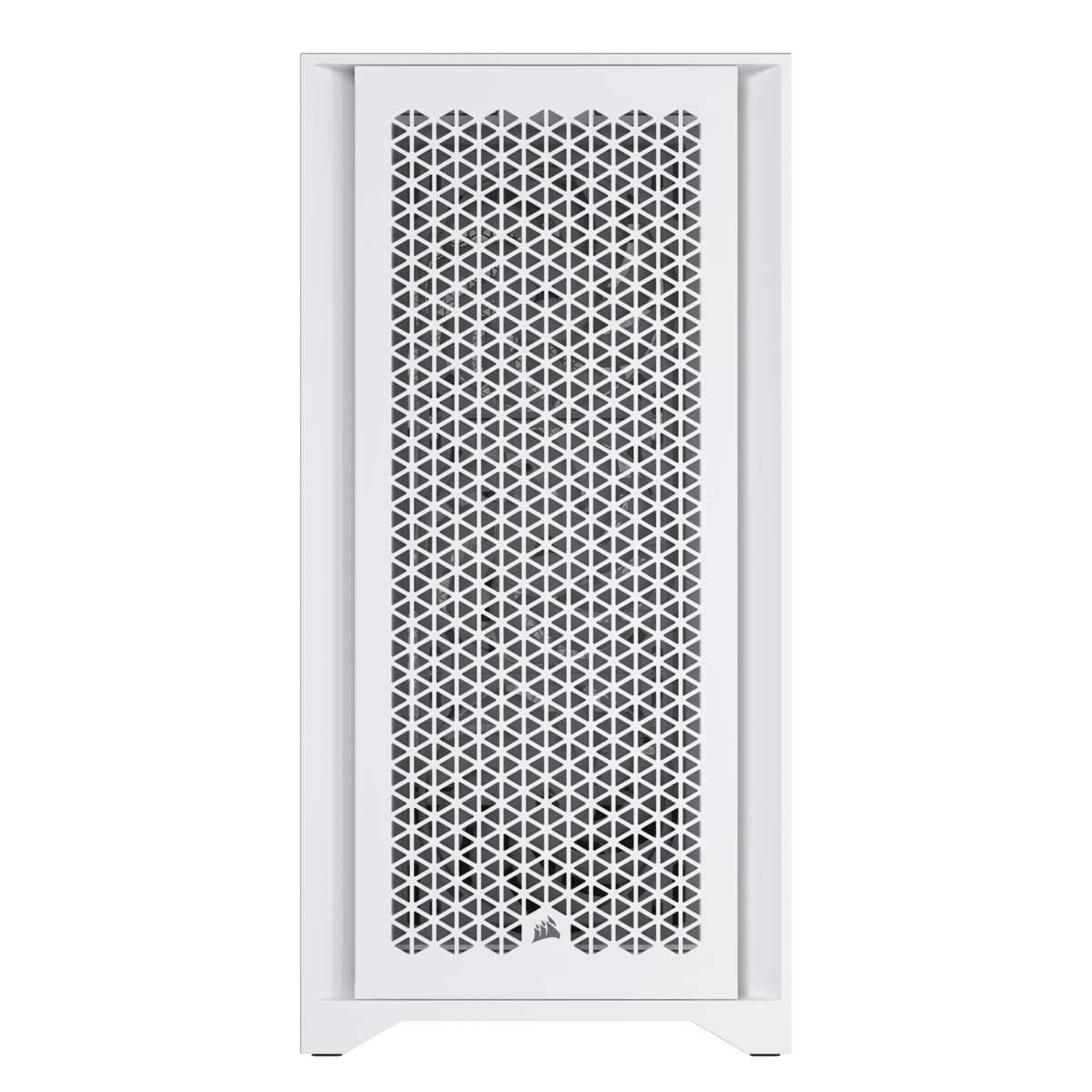 CARCASA Corsair iCUE 4000D RGB AIRFLOW Mid-Tower Case, True White - 3x AF120 RGB ELITE White Fans - iCUE Lighting Node PRO Controller - High-airflow Design "CC-9011241-WW" — miniatură