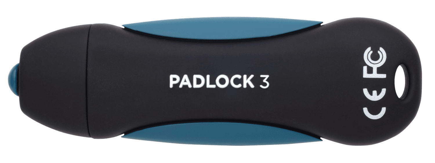 Corsair Flash Padlock 3 128GB Secure USB 3.0 Flash Drive "CMFPLA3B-128GB" — miniatură