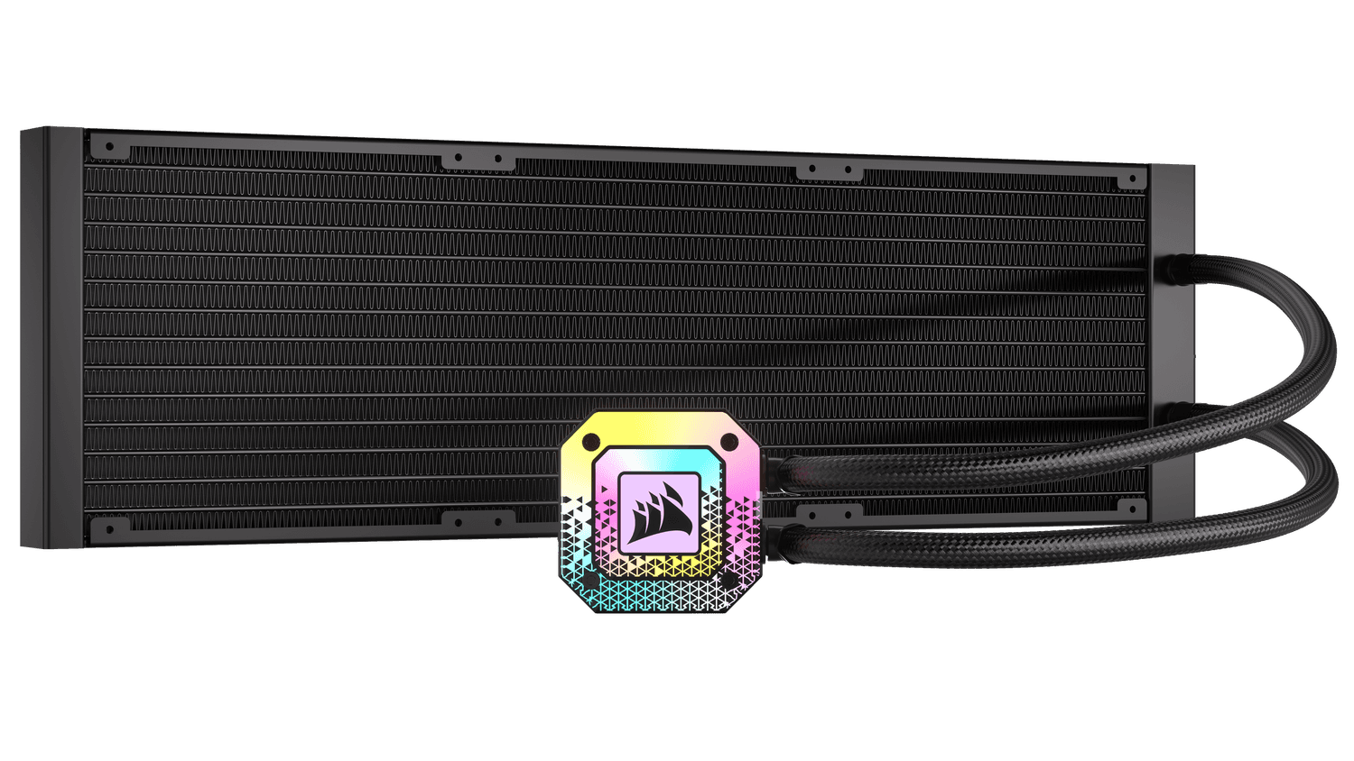 Cooler Corsair " iCUE H170i ELITE CAPELLIX XT", skt universal, racire cu lichid, ventilator 140 mm x 3, 1700 rpm, iluminat RGB, "CW-9060071-WW" — miniatură