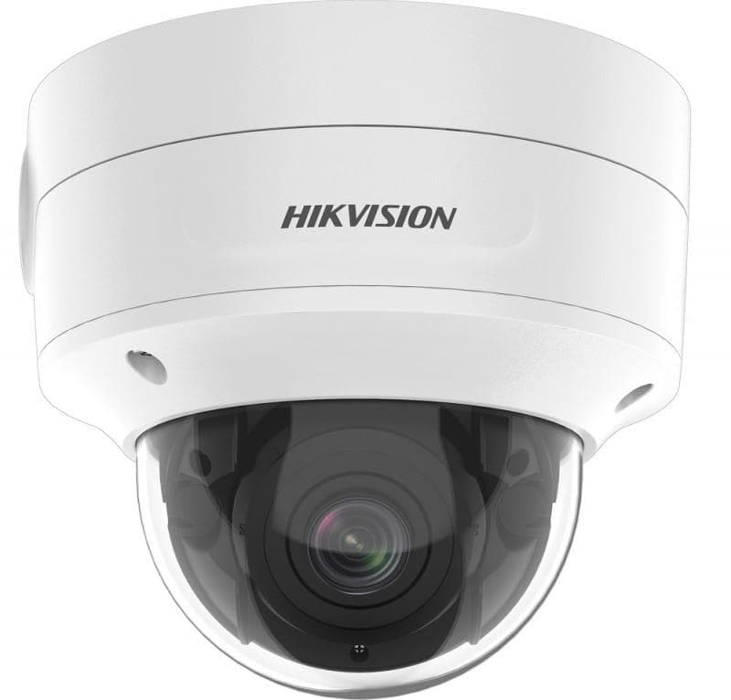 CAMERA IP Hikvision, dome pt. exterior, dist. IR 40 m, tip lentila varifocala 2.8 - 12 mm, 6 Mpx, PoE, carcasa metal, slot SD card, "DS2CD2766G2IZS2812"