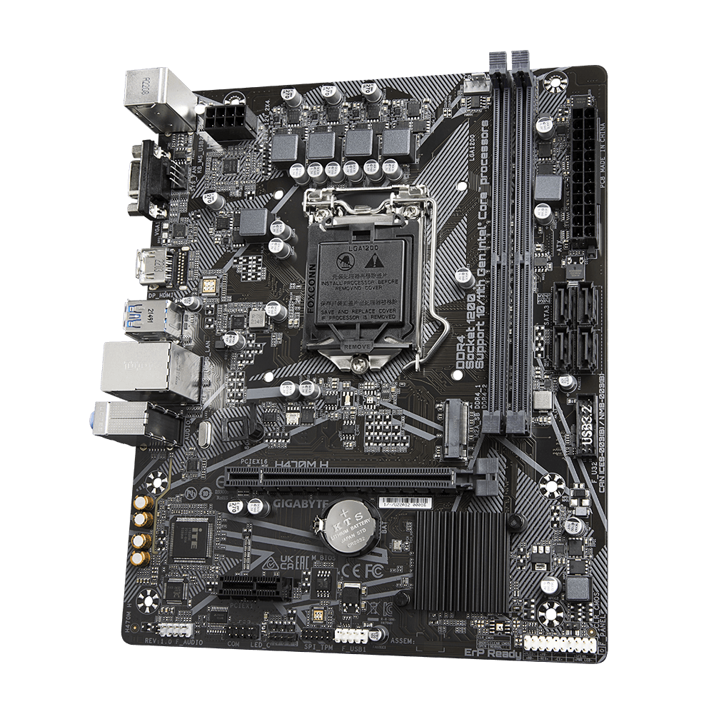 MB Gigabyte H470M H LGA1200 DDR4 "H470M H" — miniatură