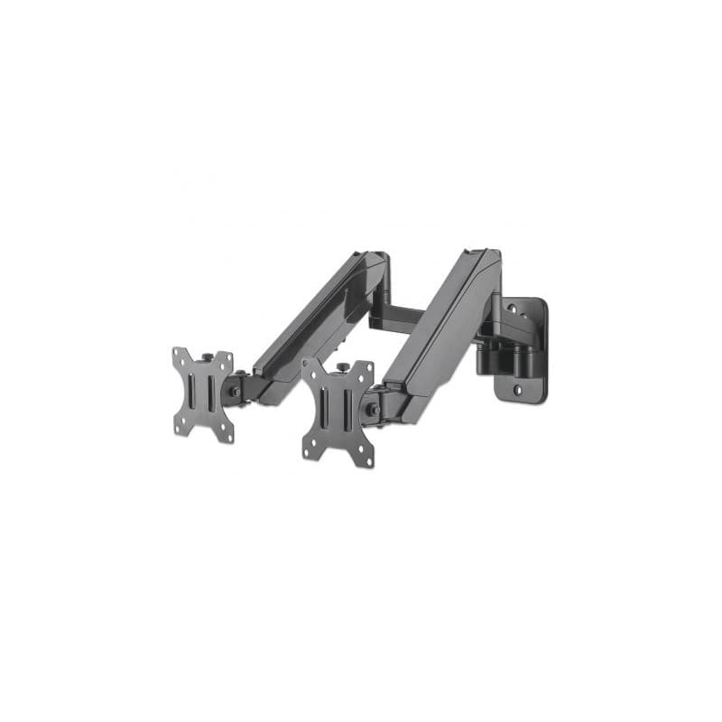 Suport de perete cu arc pe gaz, suporta doua monitoare de 17 - 32 inch, Manhattan, ICA-LCD G27MH, 461627 "ICA-LCDG27MH"