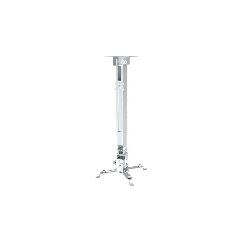 Suport universal de tavan pentru videoproiector, reglabil, 43-65 cm, Argintiu, Techly, ICA-PM 16 "ICA-PM16"
