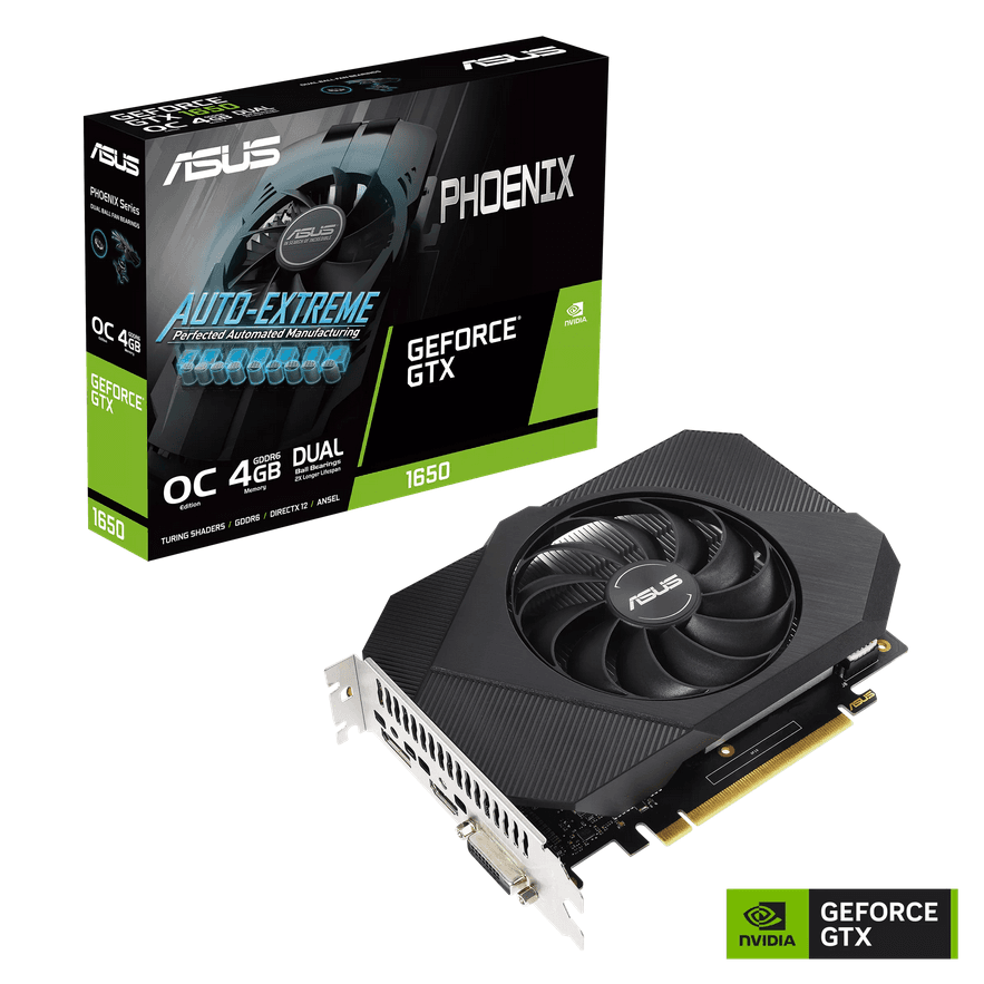 VGA AS PHOENIX GEFORCE GTX 1650 OC 4GB "PH-GTX1650-O4G6PV2"