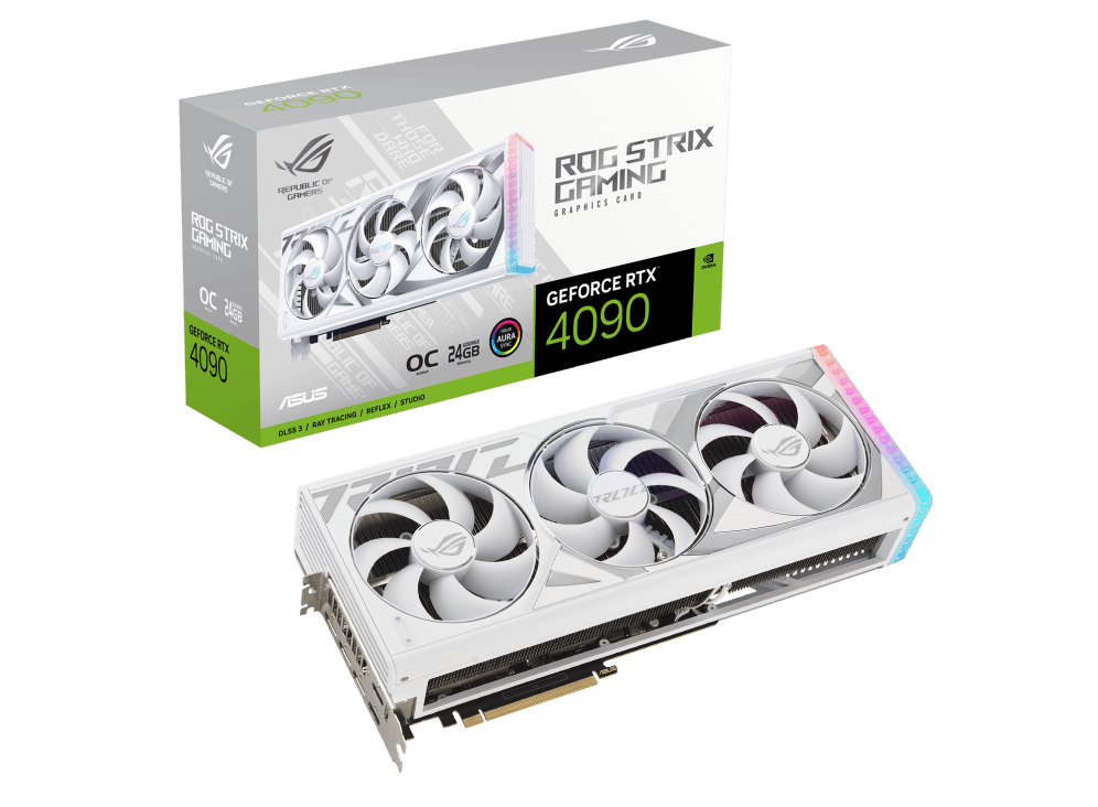 VGA AS ROG STRIX RTX 4090 OC 24GB White "RS-RTX4090-O24GWH"