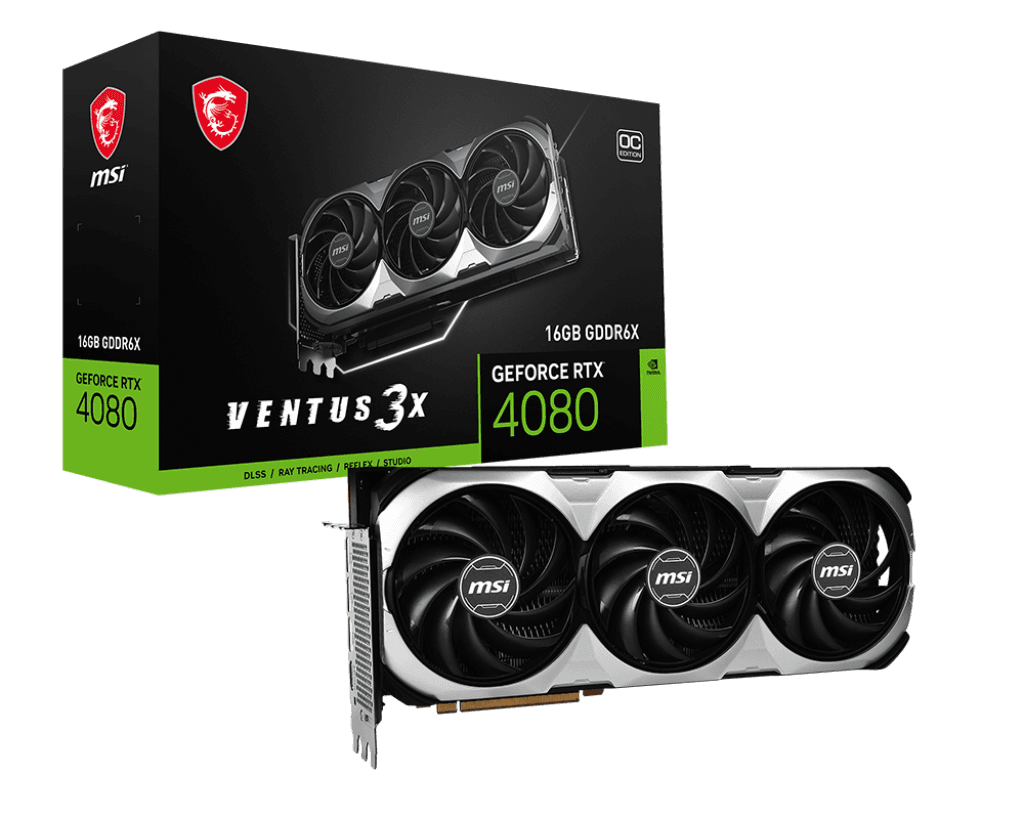 MSI GeForce RTX 4080 16GB VENTUS 3X OC "RTX4080 VENT 3X OC"