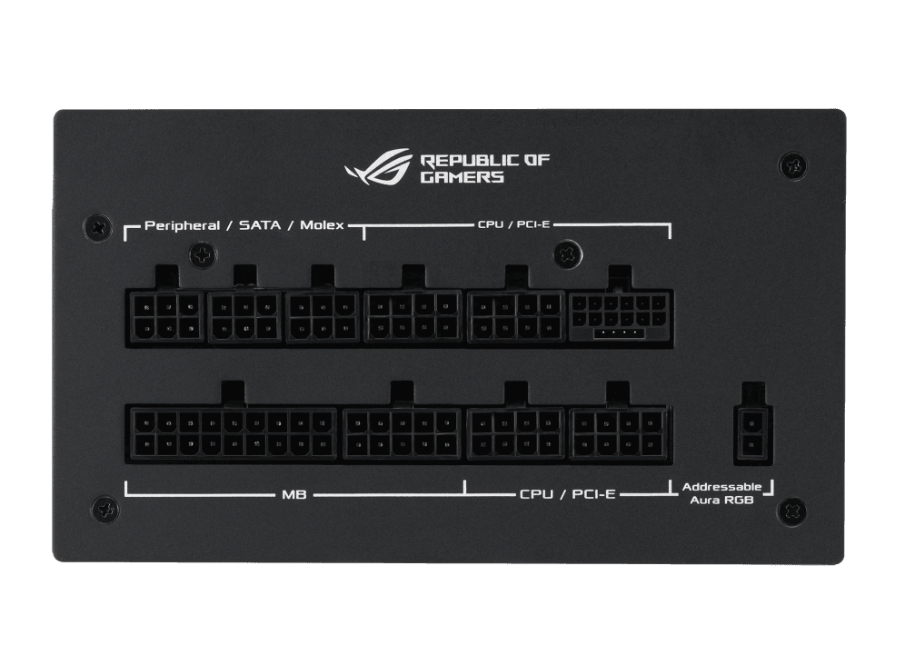 SURSA ASUS ROG STRIX 1000W 80+ GOLD AURA "STRIX-1000G-AURA" — miniatură