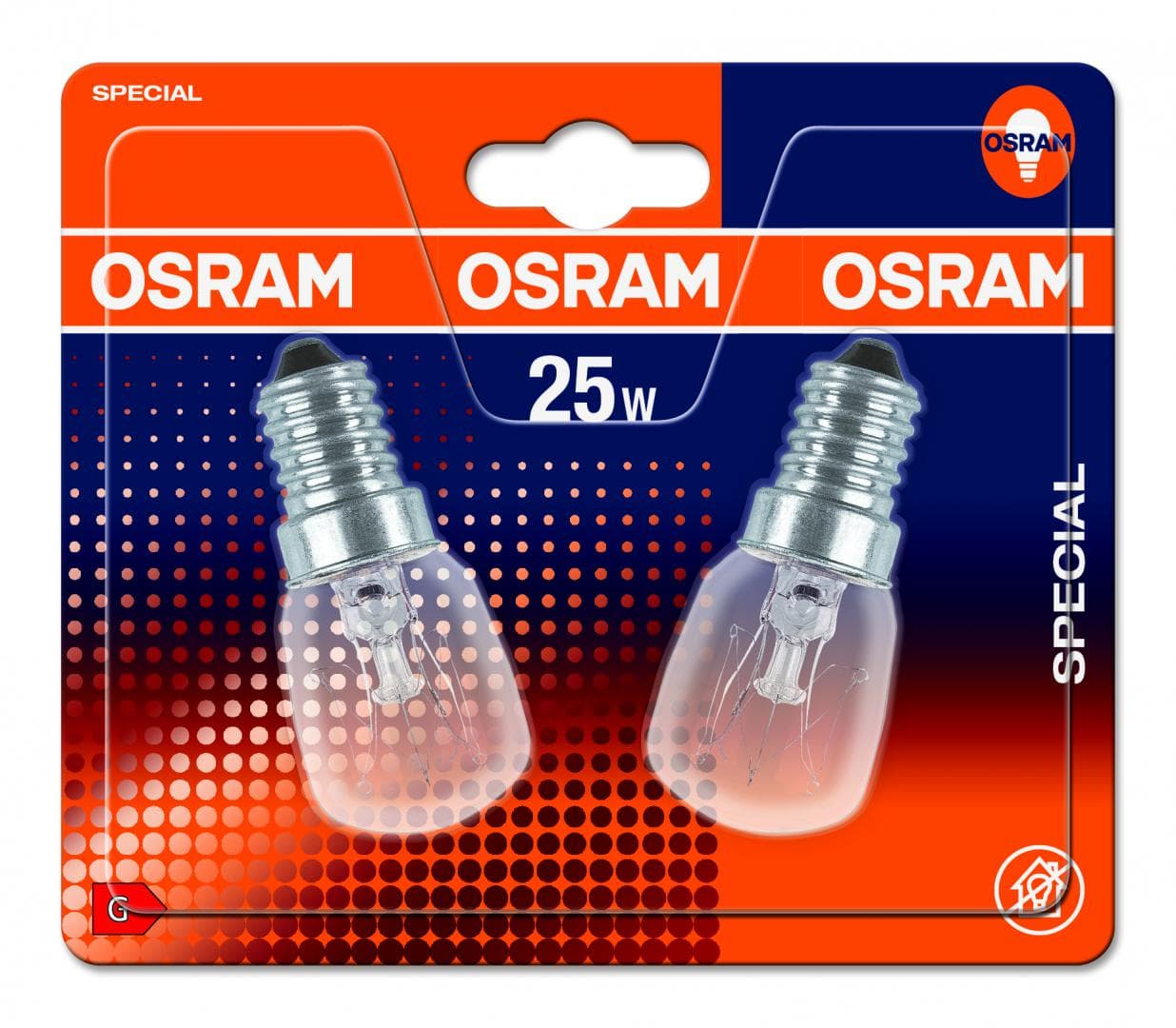 SPC.T26/57 CL 25W 230V E14 BLI2 OSRAM "000004050300774664"