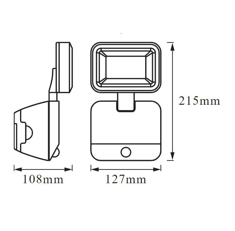 BATTERY LED SPOTLIGHT SINGLE BK LEDV "000004058075227347" — miniatură