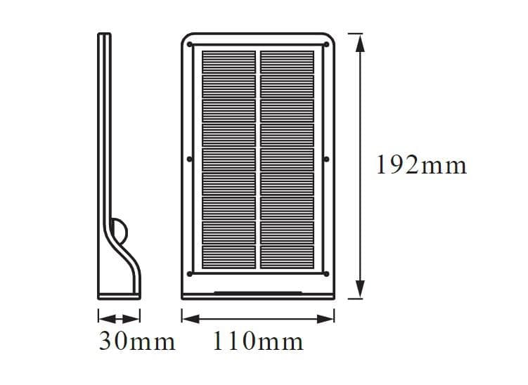 DOORLED SOLAR WT LEDV "000004058075267909" — miniatură