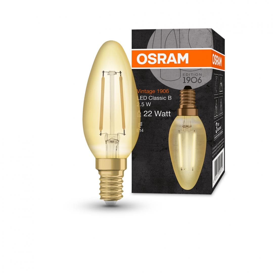 1906LEDCLB222,5W/824230VFILGDE14FS1OSRAM "000004058075293212"