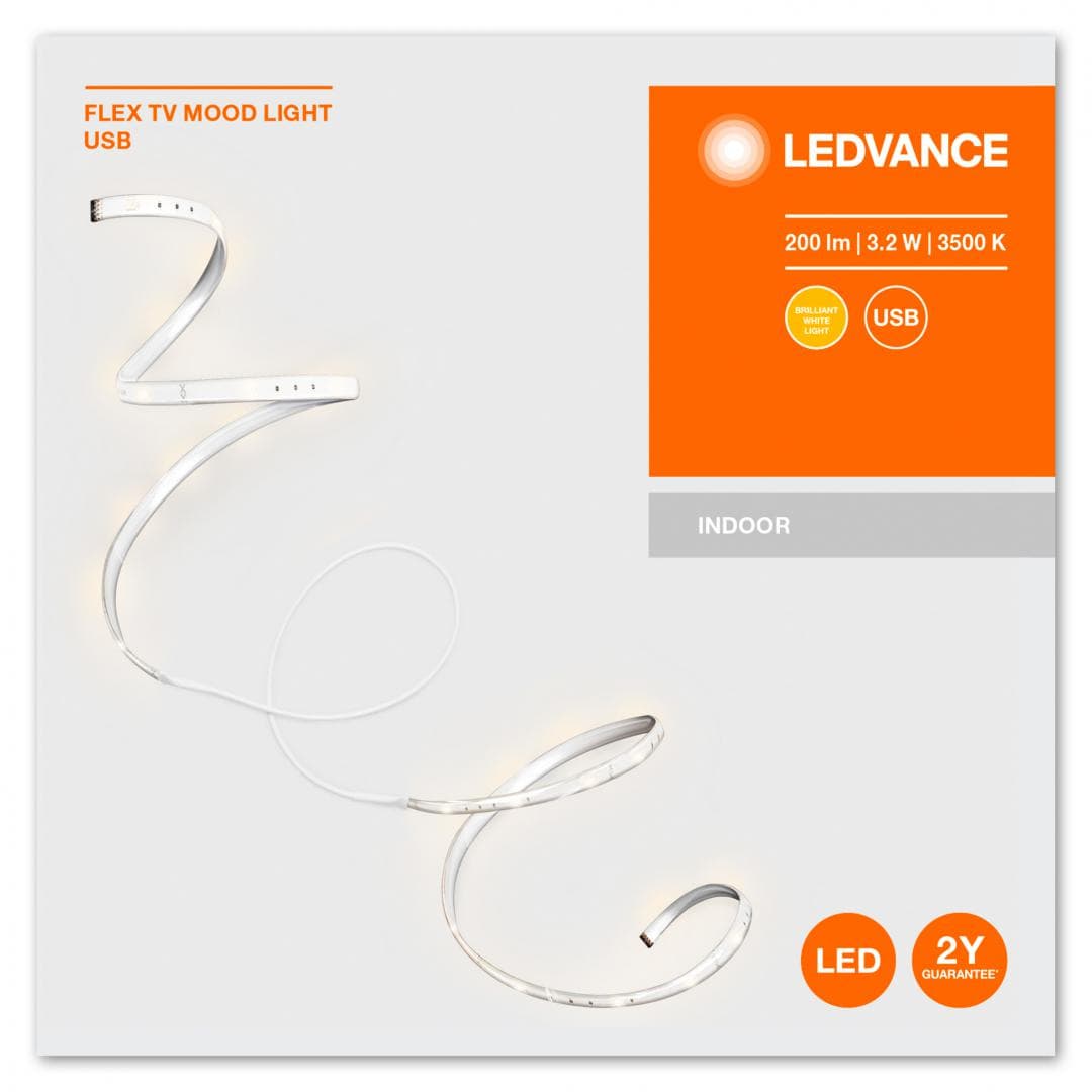 FLEX TV MOOD LIGHT 3500K USB LEDV "000004058075666894"