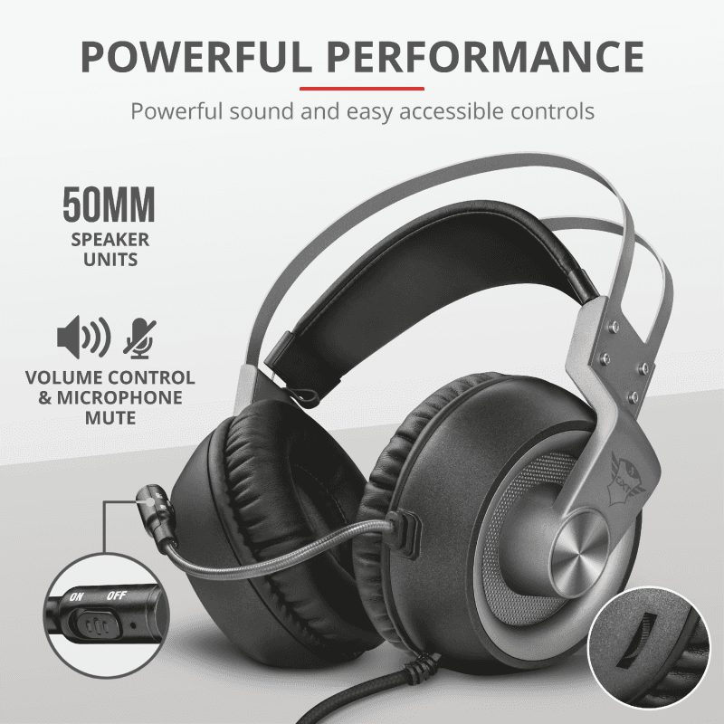 CASTI GAMING TRUST GXT 430 IRONN BLACK "23209"