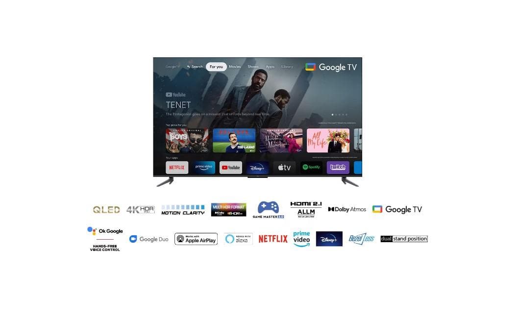 Smart TV TCL 55C645 (2023) 55"-139CM Q "55C645" — miniatură
