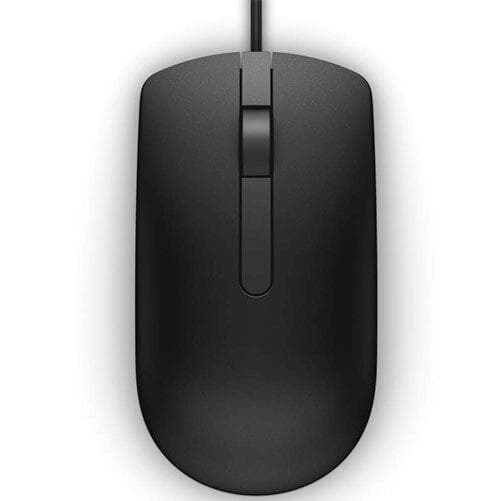 DELL MOUSE MS116 OPTIC USB CU FIR BK "570-AAIS_P"