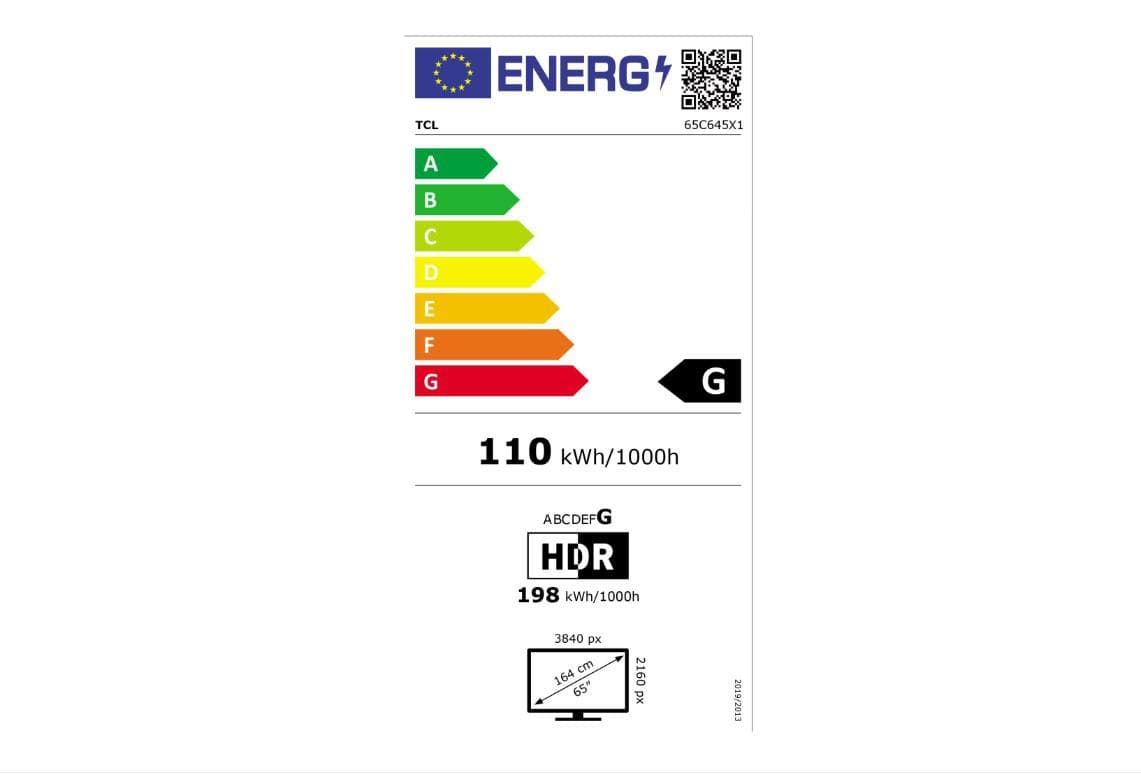 Smart TV TCL 65C645 (2023) 65"-164CM Q "65C645" — miniatură