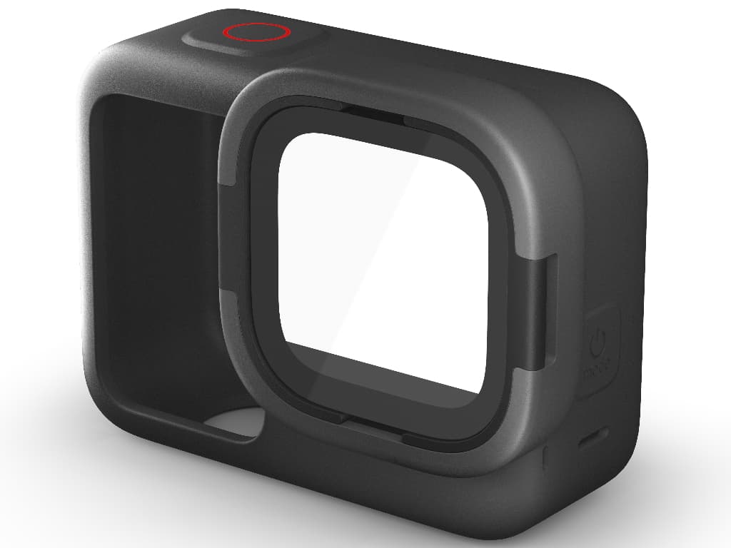 Carcasa protectie GoPro Rollcage Hero8 BlackMaterial: silicon, Lentile inlocuibile "AJFRC-001" — miniatură