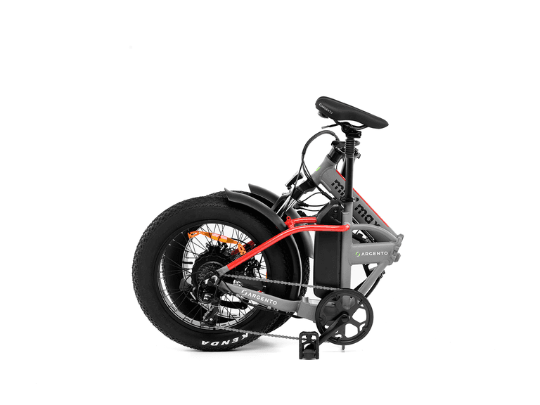 Bicicleta asistata electric Argento Minimax, rosu "AR-BI-210004" — miniatură