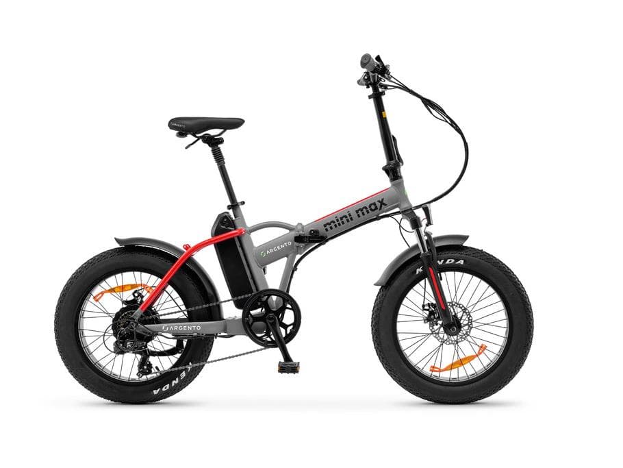 Bicicleta asistata electric Argento Minimax, rosu "AR-BI-210004" — miniatură