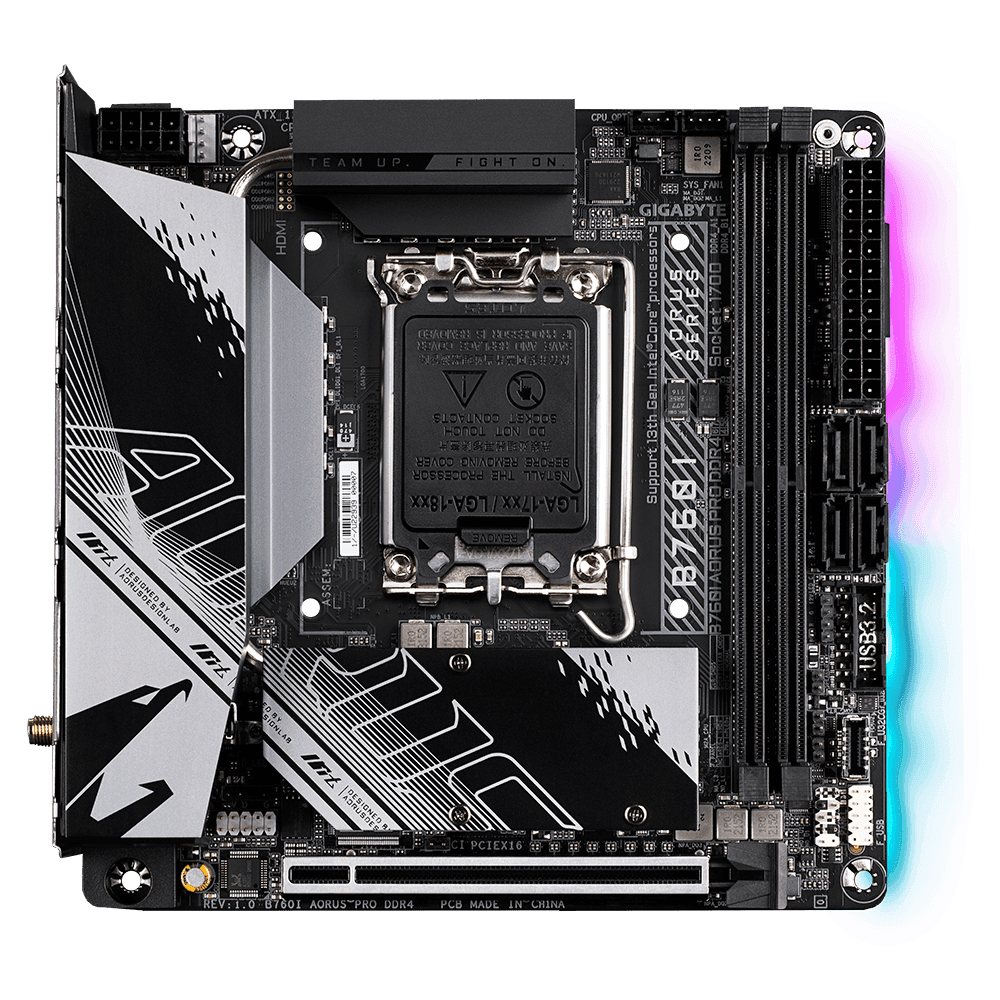 MB Gigabyte B760I AORUS PRO LGA1700 DDR4 "B760I AORUS PRO D4" — miniatură