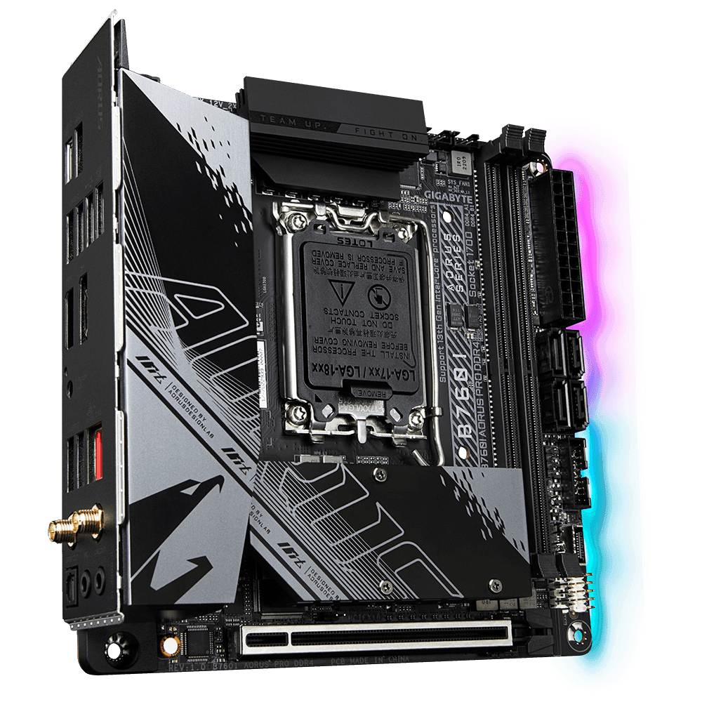 MB Gigabyte B760I AORUS PRO LGA1700 DDR4 "B760I AORUS PRO D4" — miniatură