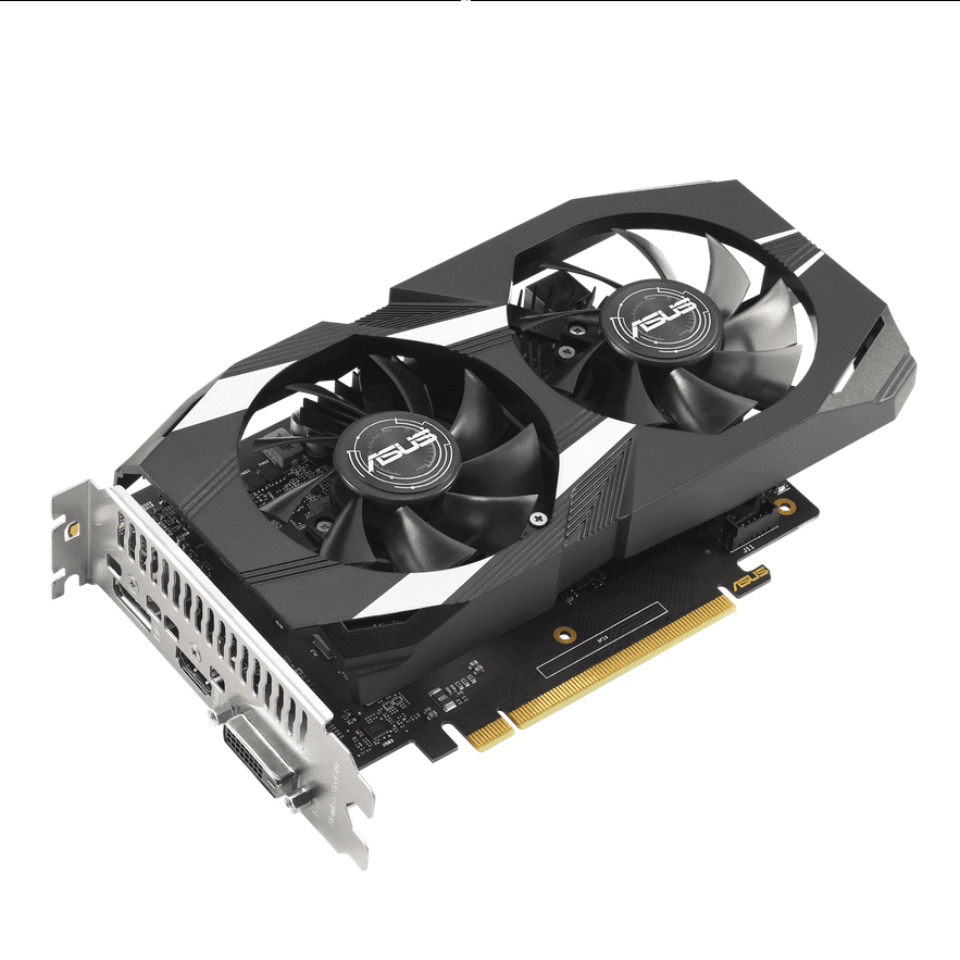 VGA AS DUAL GEFORCE GTX 1650 OC 4GB "DUAL-1650-O4G6P-V2" — miniatură