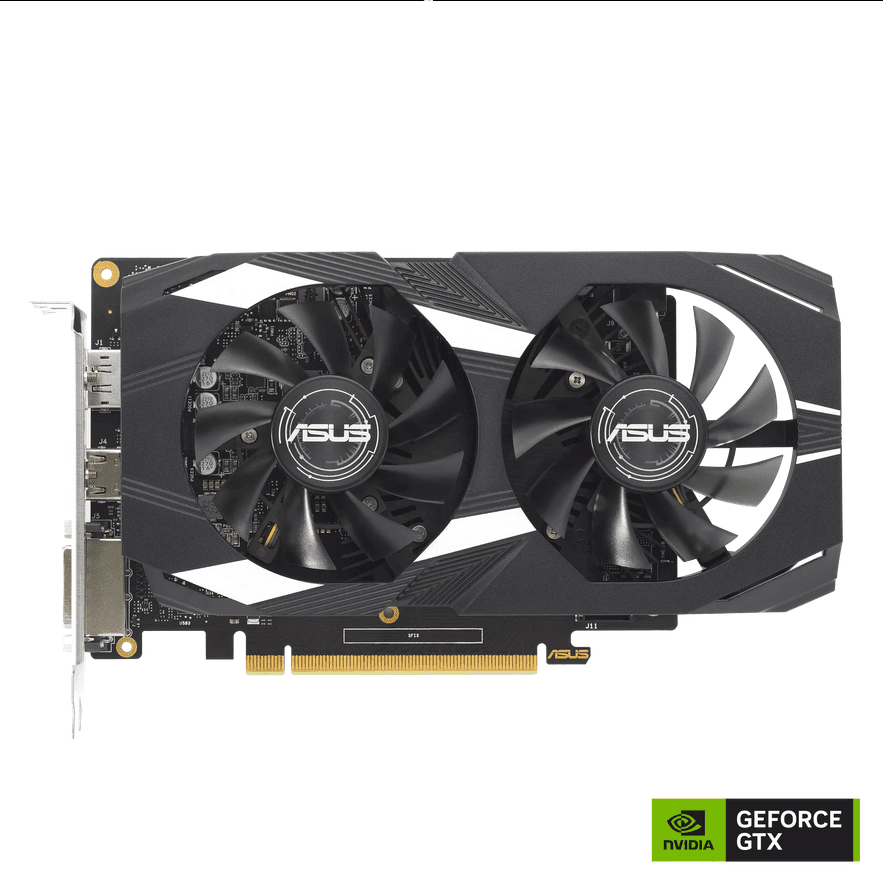 VGA AS DUAL GEFORCE GTX 1650 OC 4GB "DUAL-1650-O4G6P-V2" — miniatură