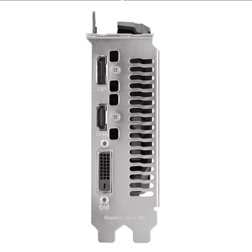VGA AS DUAL GEFORCE GTX 1650 OC 4GB "DUAL-1650-O4G6P-V2" — miniatură