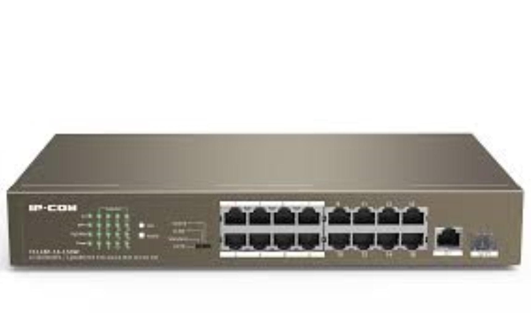 IP-COM 16-PORT+2GB/1SFP UNMNG POE SWITCH "F1118P-16-150W"