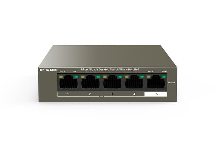 IP-COM 5-PORT GIGABIT DESKTOP SWITCH POE "G1105P-4-63W"