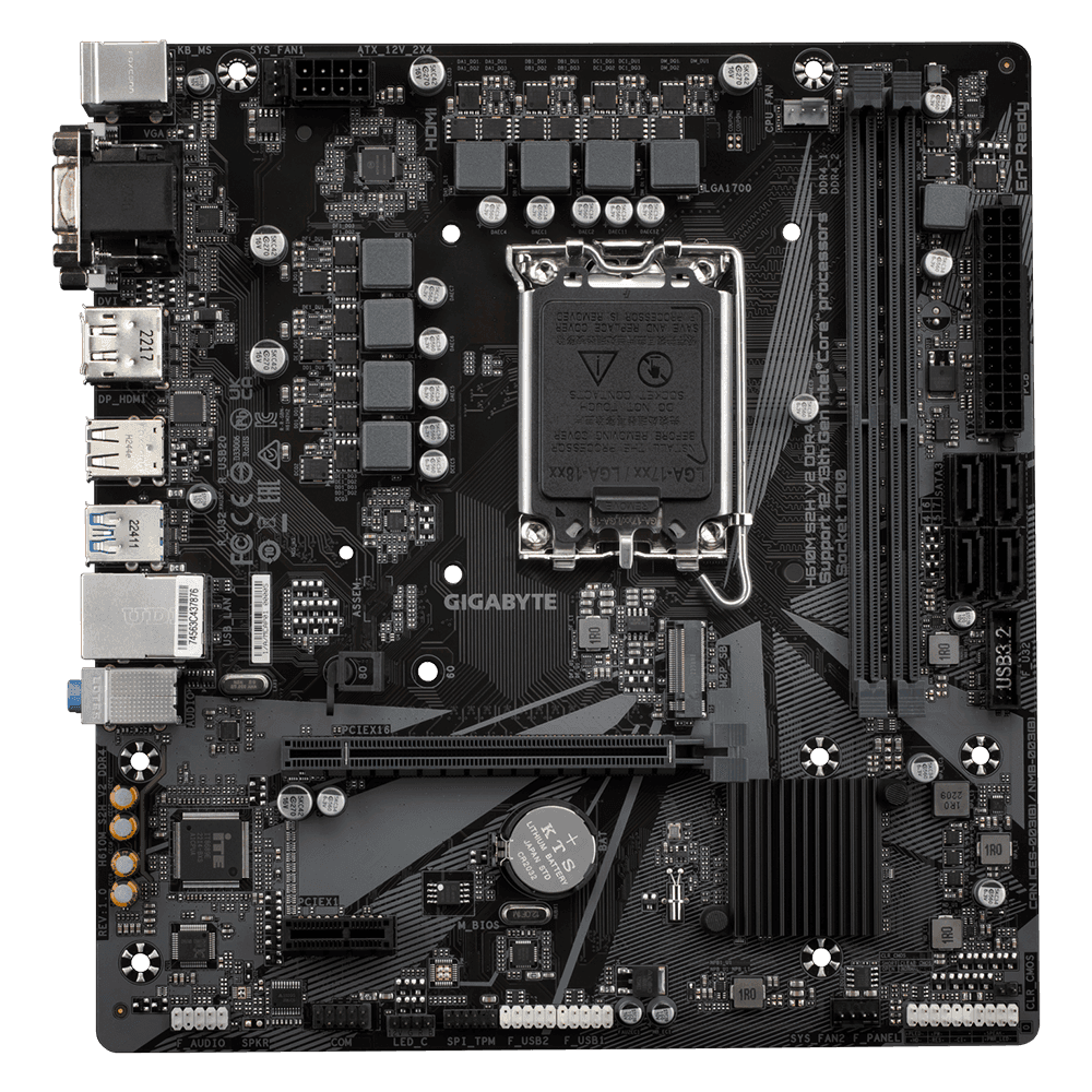 MB GIGABYTE H610M S2H V2 LGA1700 DDR4 "H610M S2H V2 DDR4" — miniatură