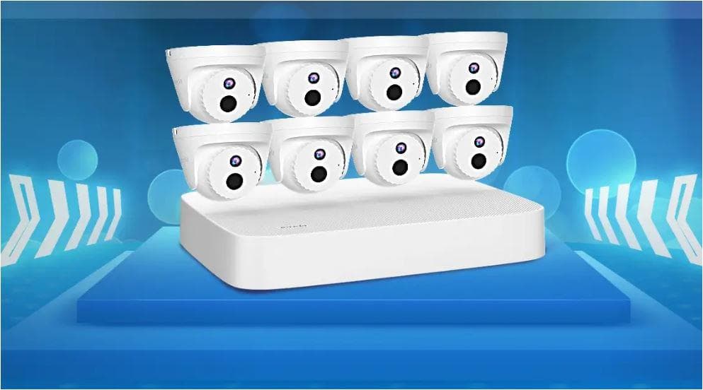 TENDA 8 CHANNEL VIDEO SECURITY KIT "K8P-4CR"