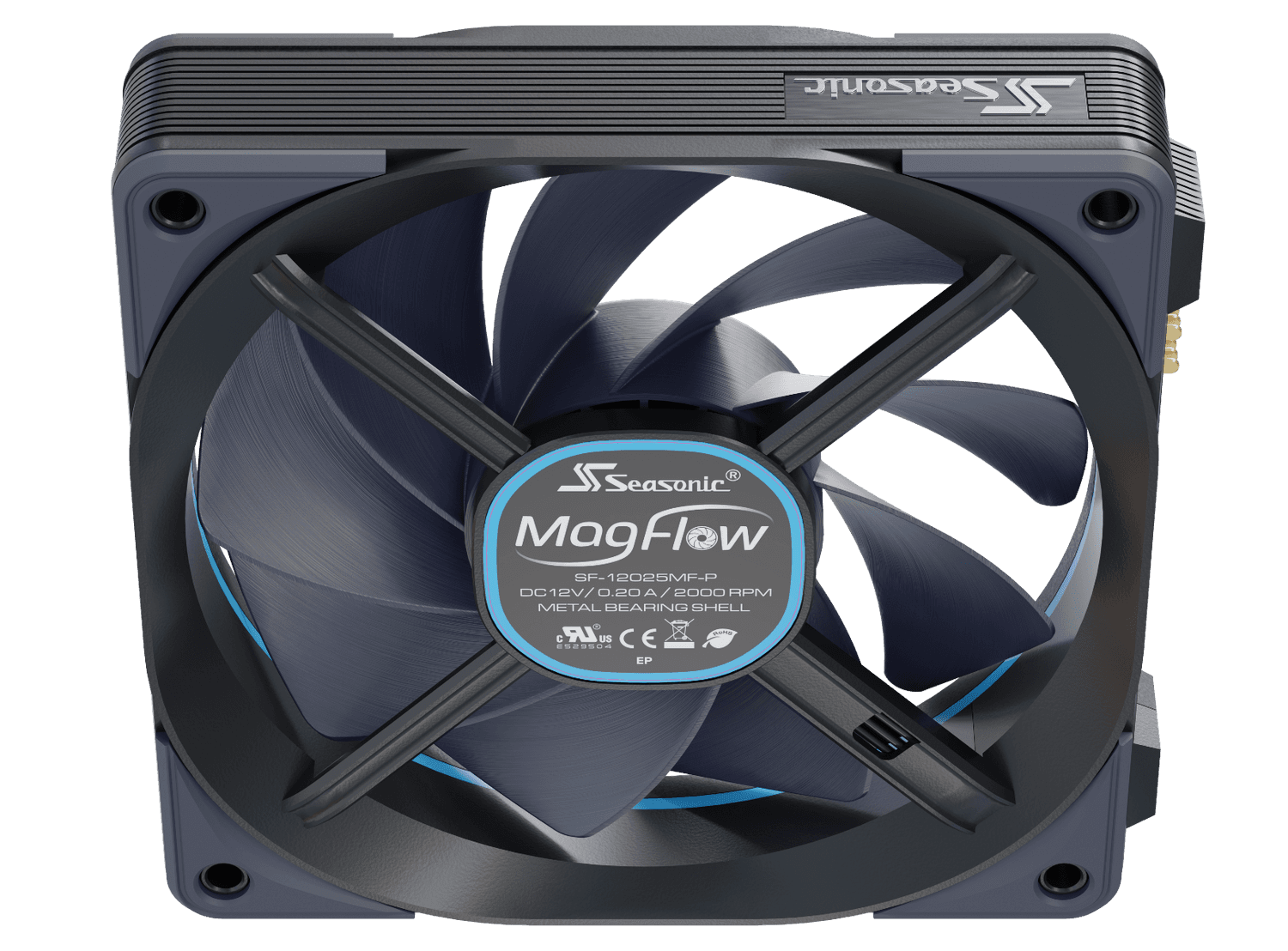 VENTILATOR Seasonic, 120 mm 2000 rpm, "MAGFLOW-1" — miniatură