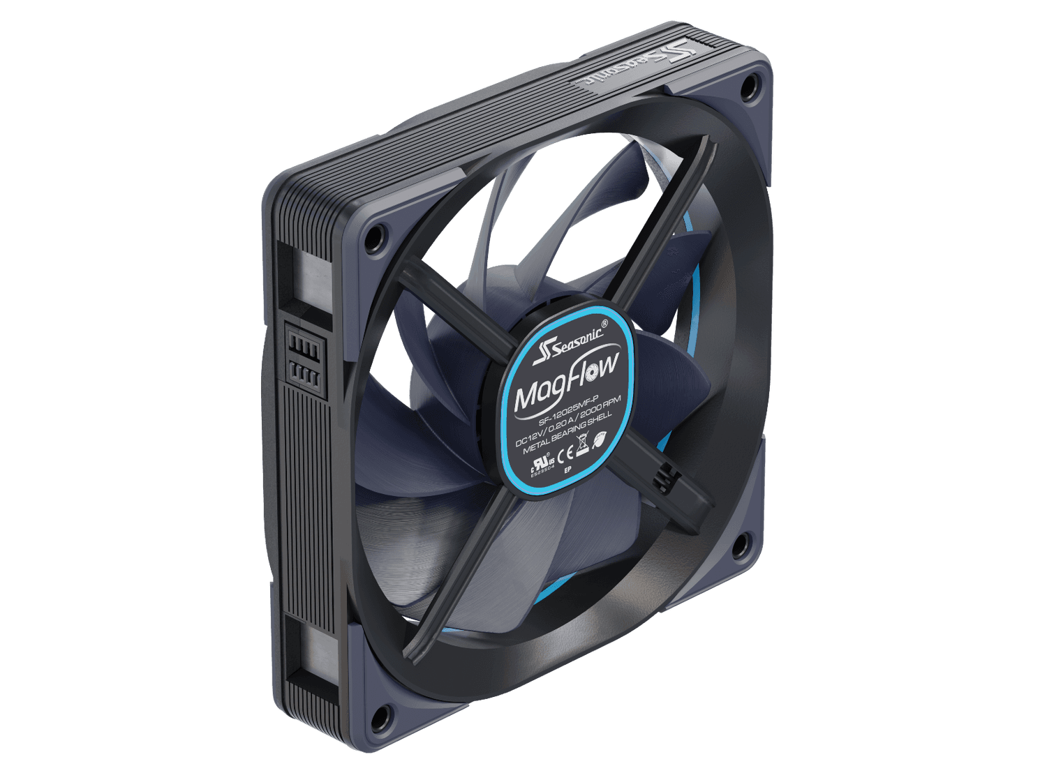 VENTILATOR Seasonic, 120 mm 2000 rpm, "MAGFLOW-1" — miniatură