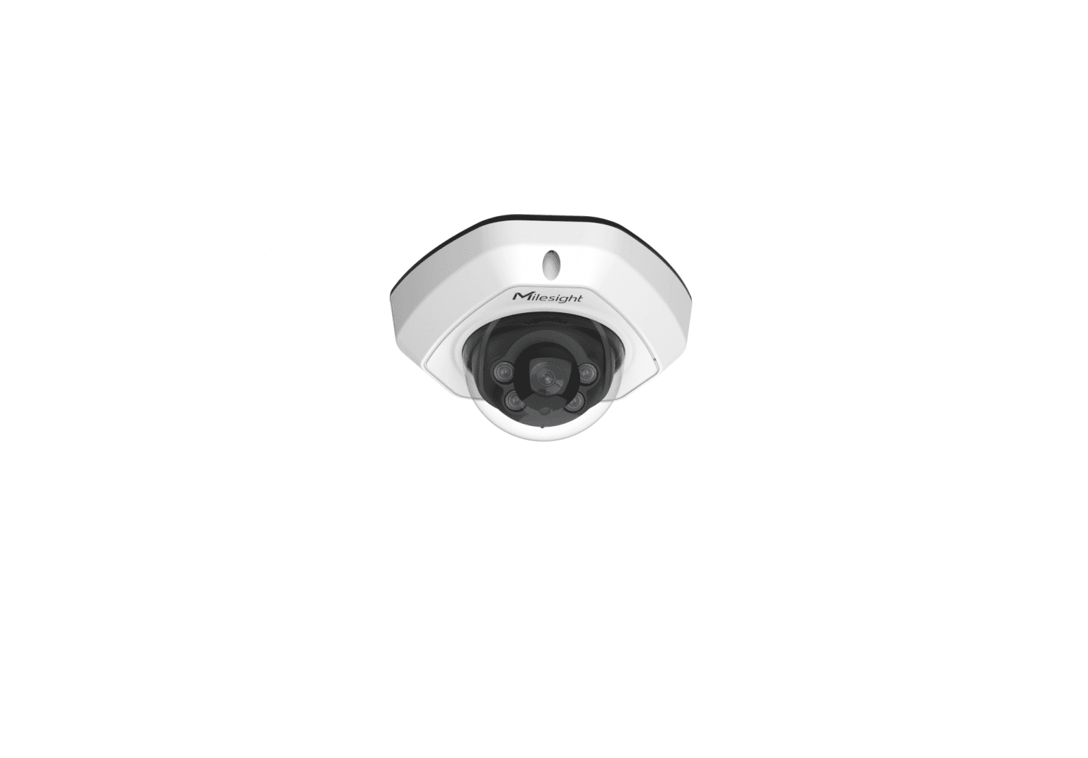 CAMERA IP Milesight, mini dome pt. interior | exterior, dist. IR 30 m, tip lentila fixa 2.8 mm, 2 Mpx, microfon, PoE, slot SD card, "MS-C2973-PD"