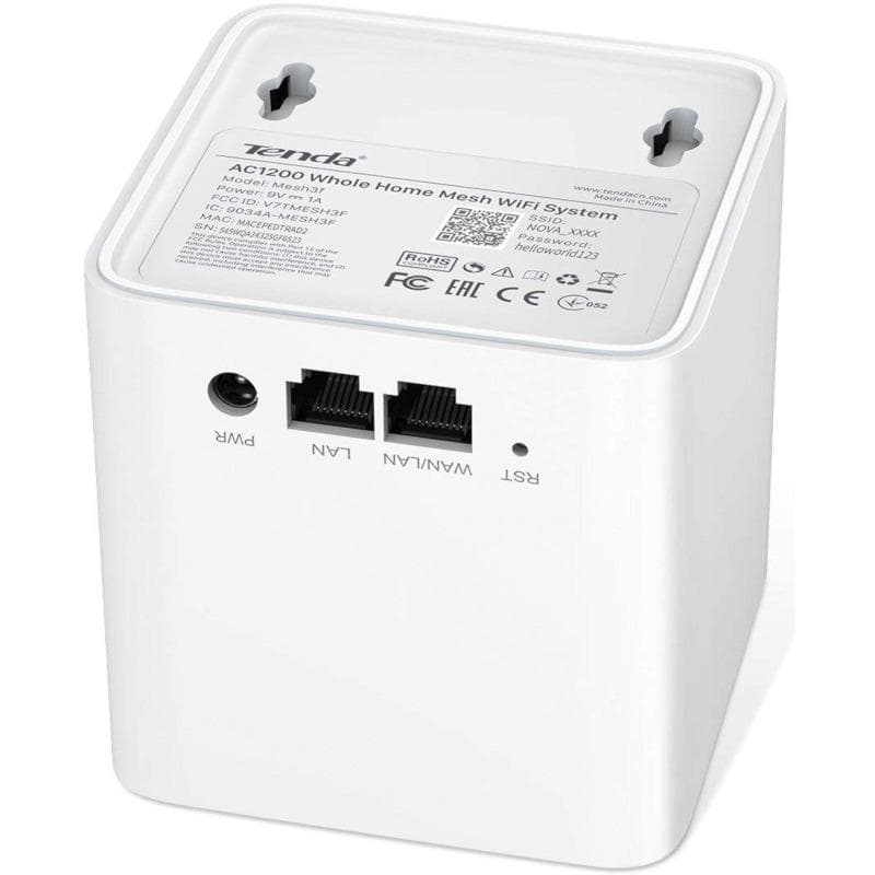 MESH TENDA, AC1200, 2 porturi 10/100 Mbps RJ45, 2 antene interne, IEEE802.11a/b/g/n/ac, acoperire 300m,"MW3(3-PACK)" — miniatură