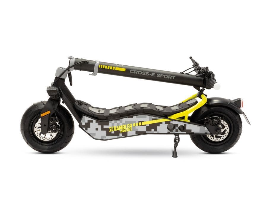Trotineta electrica Ducati Scrambler Cross-E SPORTSemnalizari, LED fata/spate, motor 500W "SC-MO-220003" — miniatură
