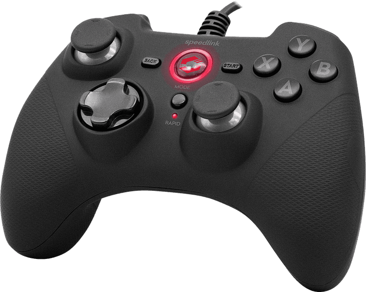 GAMEPAD SPEEDLINK RAIT PC/PS3/Switch BLACK "SL-650010-BK"